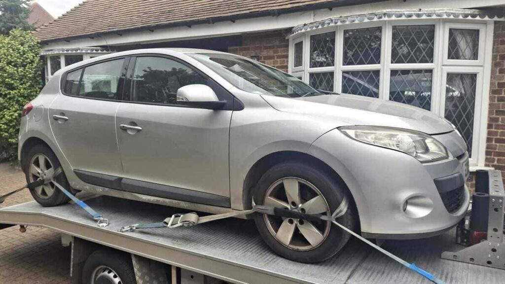Renault Megan collected from Hertford SG14